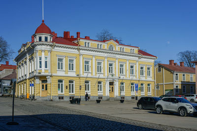 View of building in city