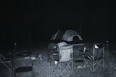 View of empty chairs