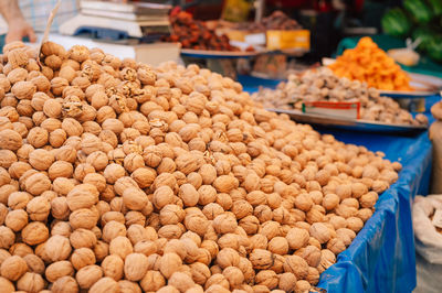 Close-up of food for sale at market stall