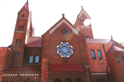Low angle view of church