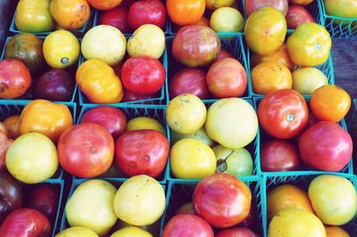 Full frame shot of apples