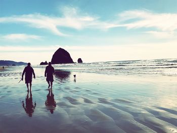 Beach walking