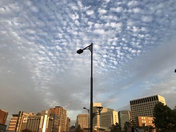 Low angle view of buildings against sky
