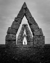 Stone henge in northern iceland.