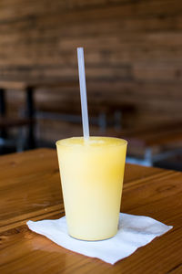 Close-up of drink on table