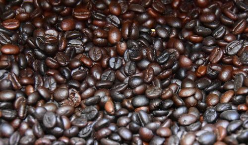 Full frame shot of coffee beans