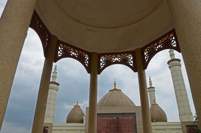 Low angle view of temple