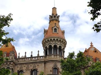 Low angle view of buildings against sky