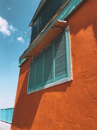 Low angle view of building against sky