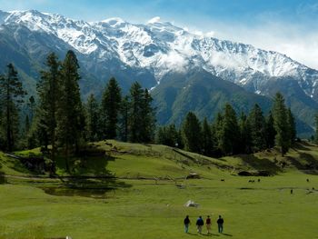 Scenic view of mountains