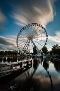 Ferris wheel against sky