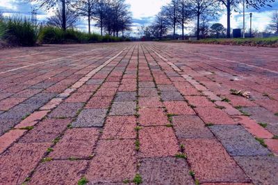 Road against sky