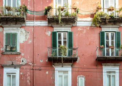 Full frame shot of old building