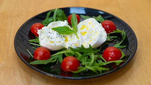 Close-up of salad in plate