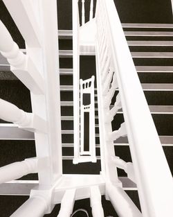 Low section of person on steps