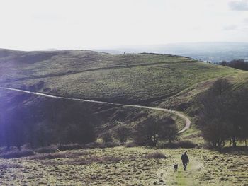 Scenic view of landscape against sky