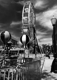 Built structure against cloudy sky