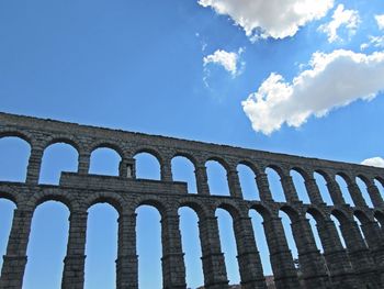 Low angle view of historical building