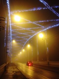 Street light at night