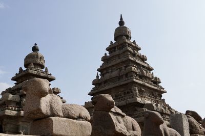 Oldest man made structural shore temple in mahabalipuram, tamilnadu.