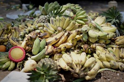 Close-up of fruits for sale in market