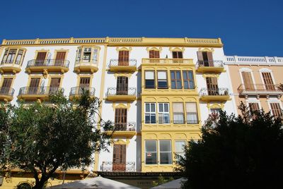 Low angle view of building against sky