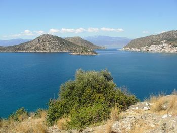 Scenic view of calm sea