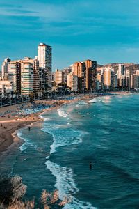View of city at waterfront
