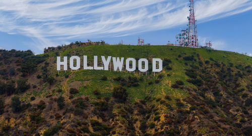 Low angle view of road sign