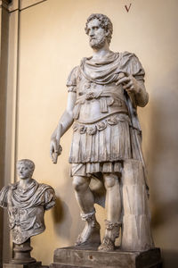 Low angle view of angel statue in museum