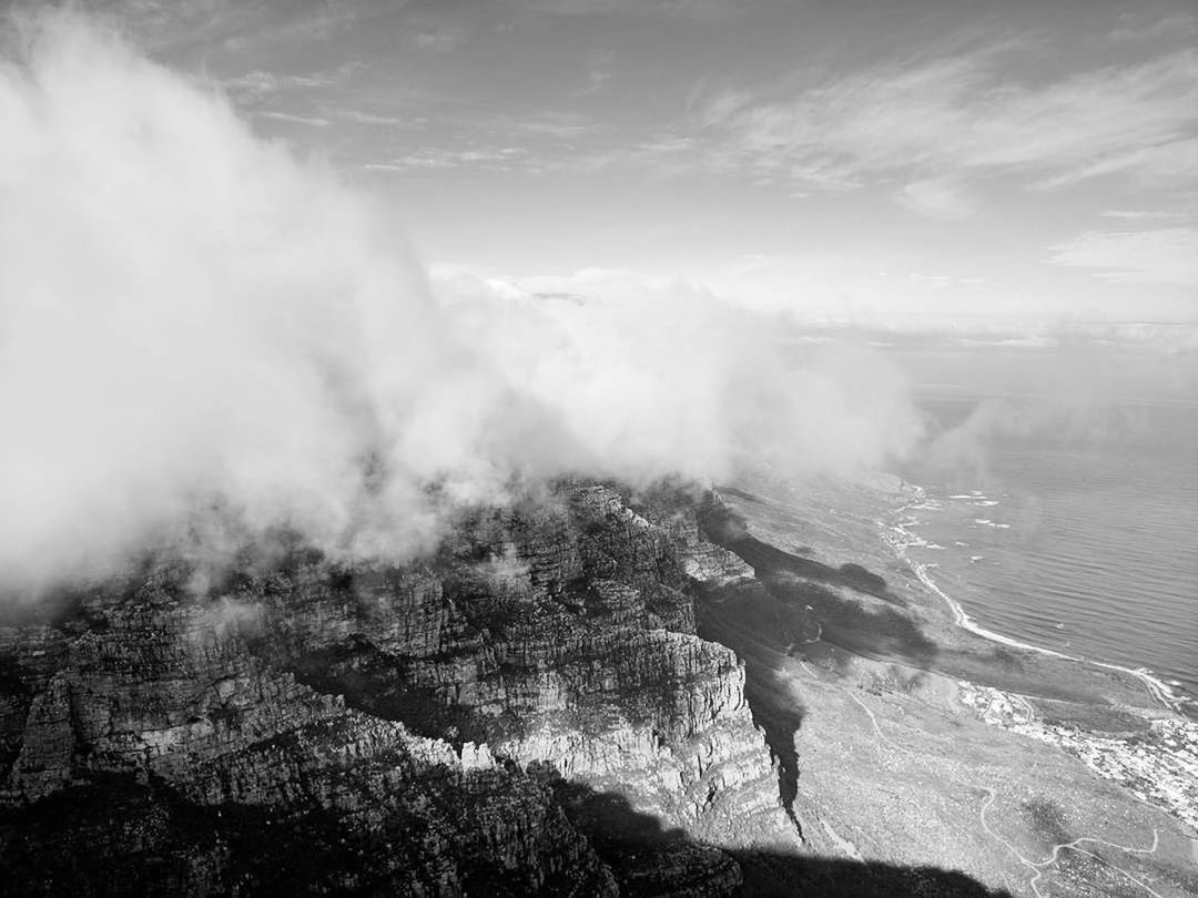 SMOKE EMITTING FROM MOUNTAIN