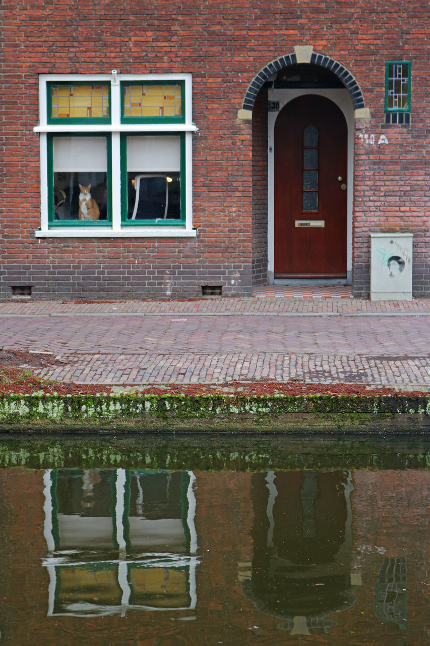 WINDOWS OF BUILDING WITH REFLECTION