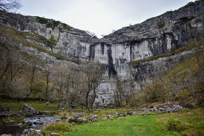 Scenic view of rock formations