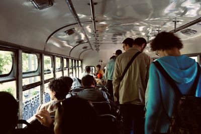 People in bus