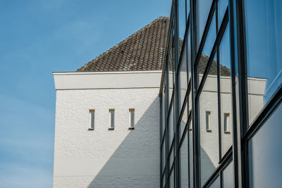 Low angle view of building against sky