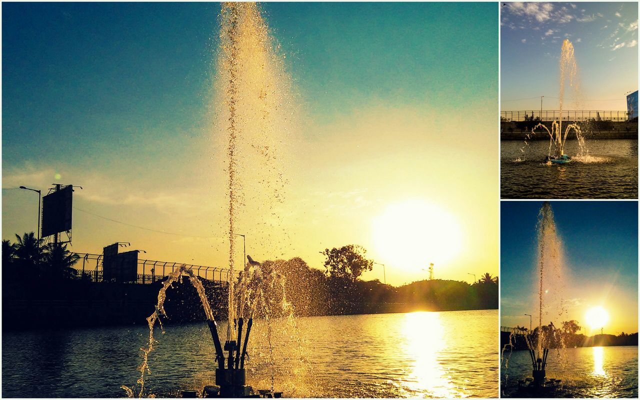 water, sun, waterfront, reflection, sunbeam, sea, sunlight, sky, sunset, lens flare, scenics, blue, silhouette, rippled, beauty in nature, nature, river, tranquility, tranquil scene, shiny