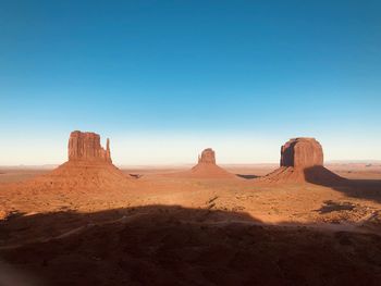 Wonderful colours of monument valley