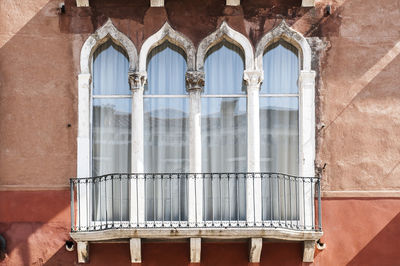 Low angle view of old building