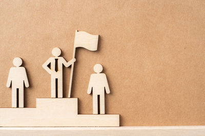 Close-up of stuffed toy against white background