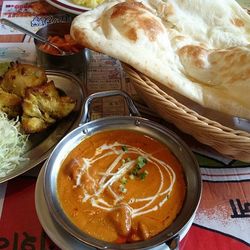 Close-up of served food