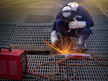 Man working in factory