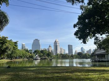 View of city at waterfront