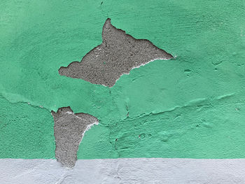 Full frame shot of peeled wall