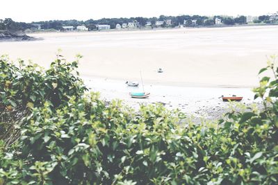 Boats in river