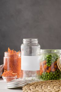 Close-up of food on table