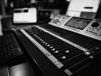 Close-up of computer keyboard