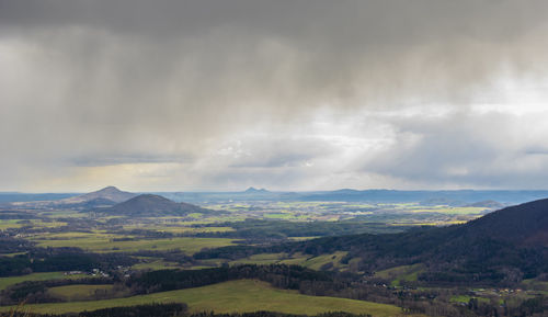 Panoramic view of landscape against sky