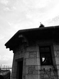 Low angle view of building against sky