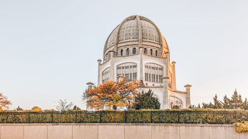 Golden hour at the bahai house of worship in wilmette, il