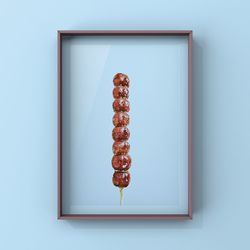 Directly above shot of food on table against white background